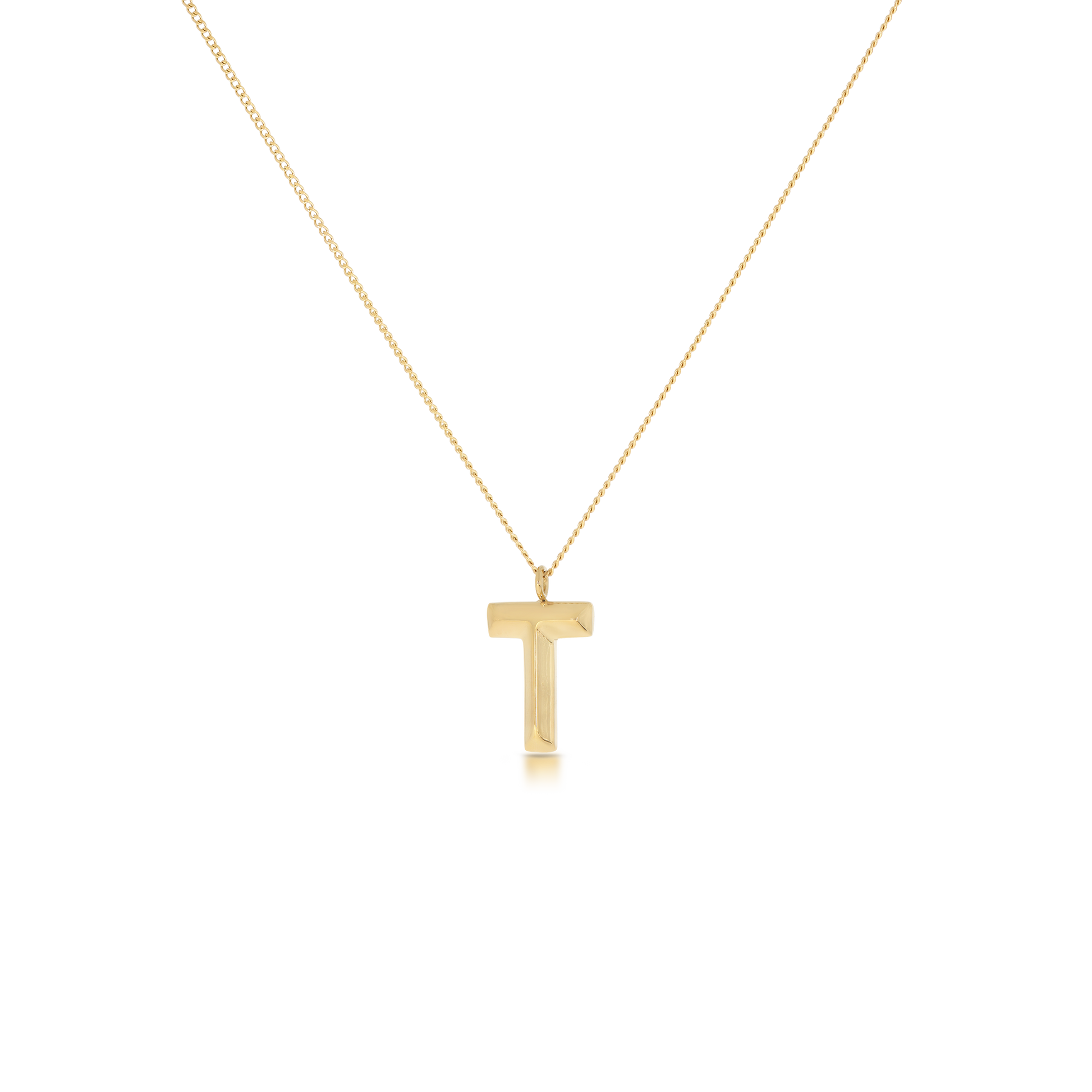 Chunky Letter Necklace (8106529587468)