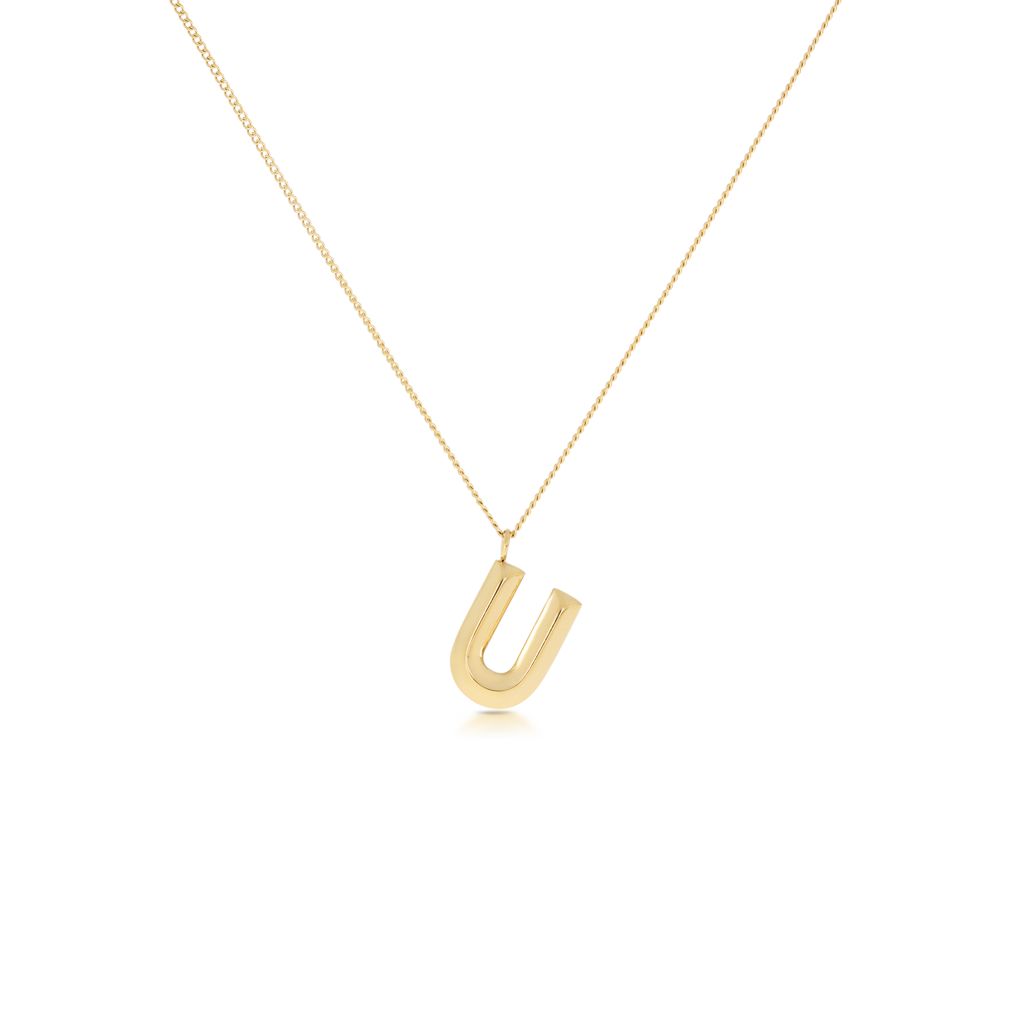 Chunky Letter Necklace (8106529587468)
