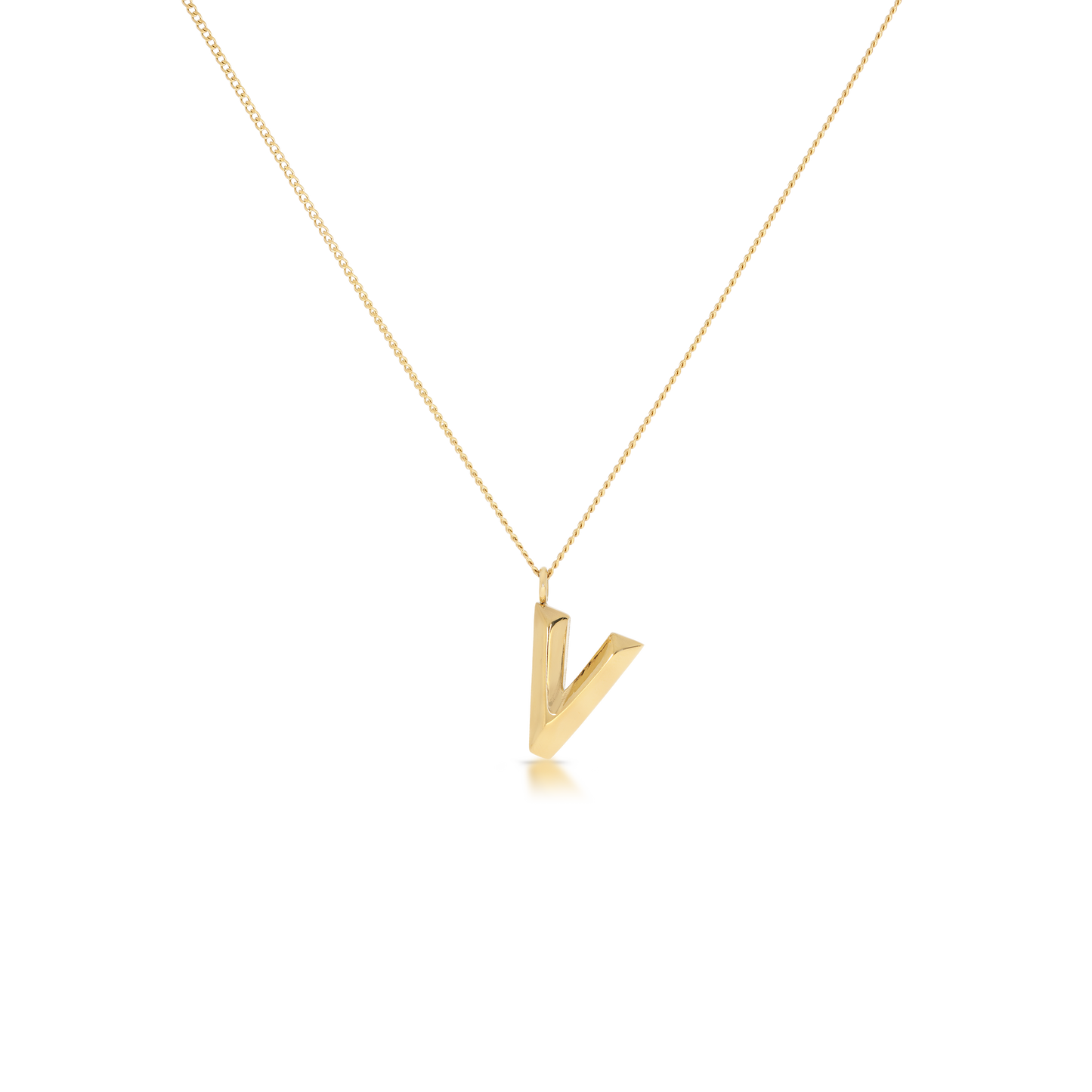 Chunky Letter Necklace (8106529587468)