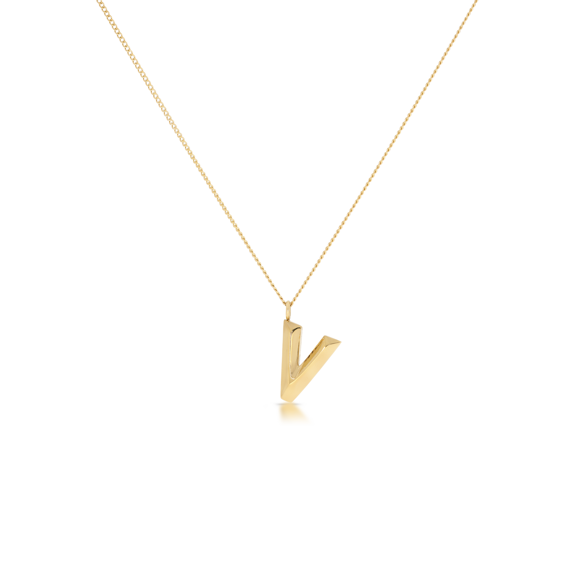 Chunky Letter Necklace (8106529587468)