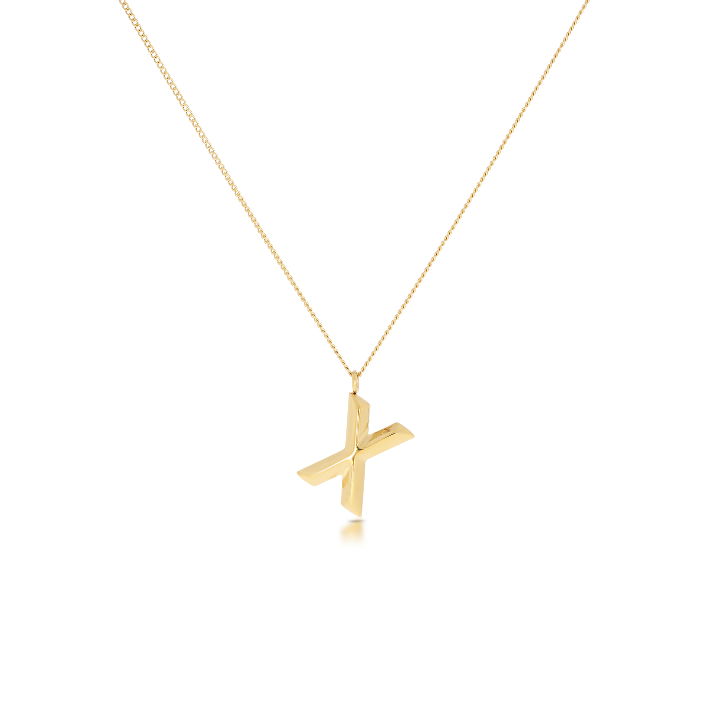 Chunky Letter Necklace (8106529587468)