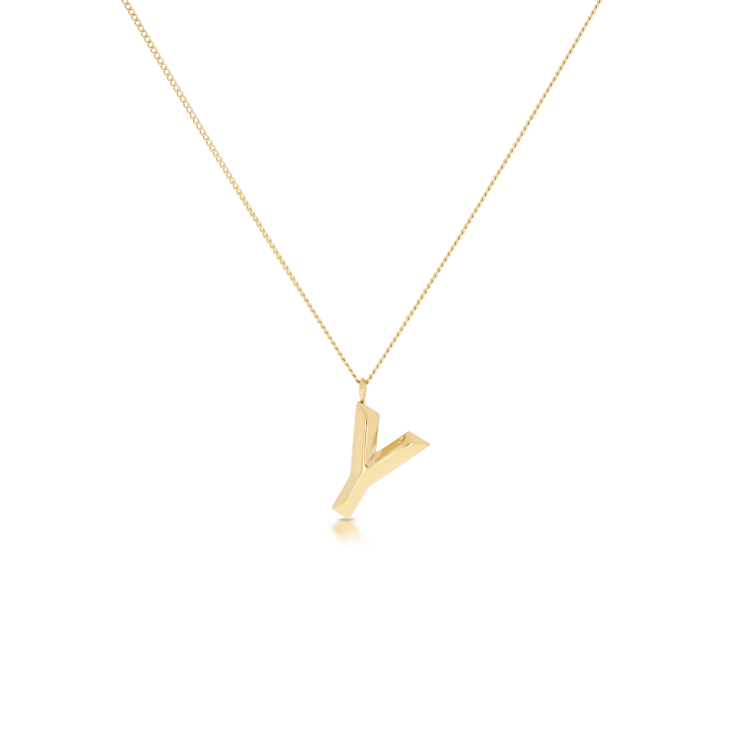 Chunky Letter Necklace (8106529587468)