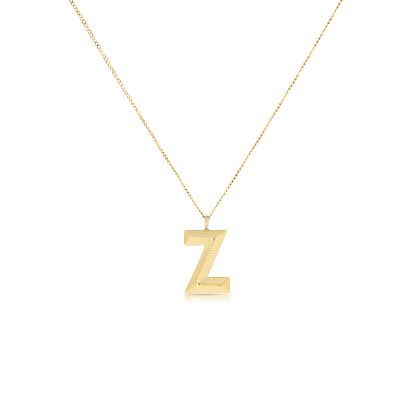 Chunky Letter Necklace (8106529587468)
