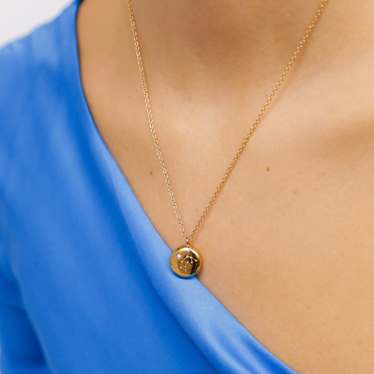 Aquarius Constellation Necklace (6691559374961) (8086713696524)