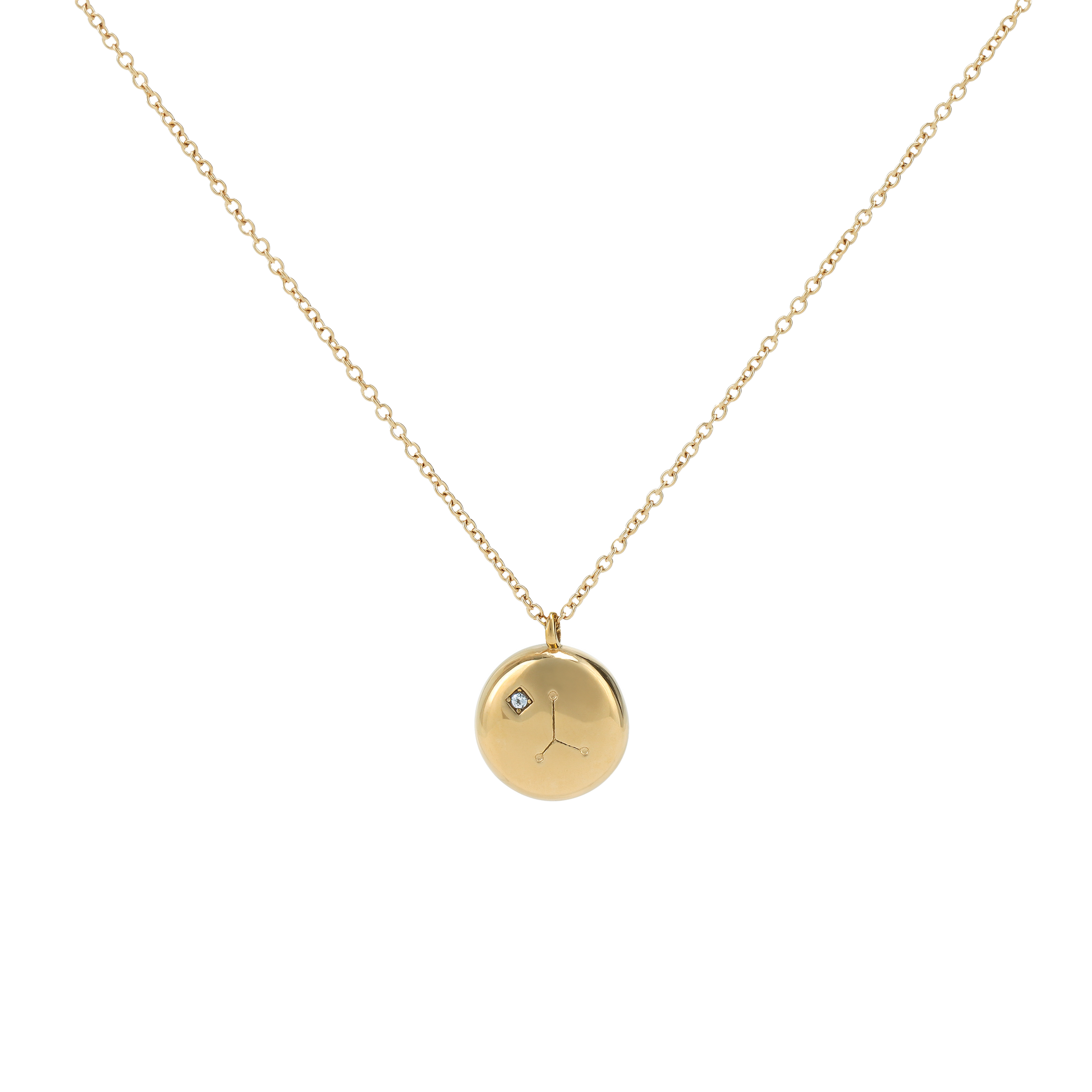Cancer Constellation Necklace (6691561701489)