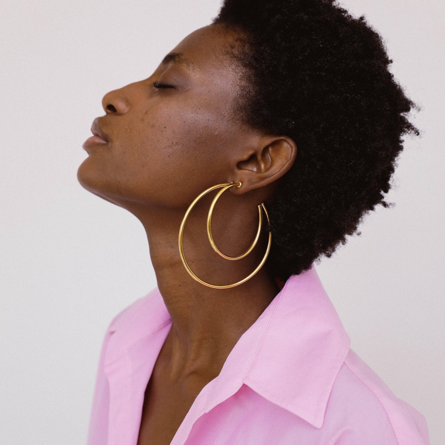 Kim Hoop Earrings (6644917305457)