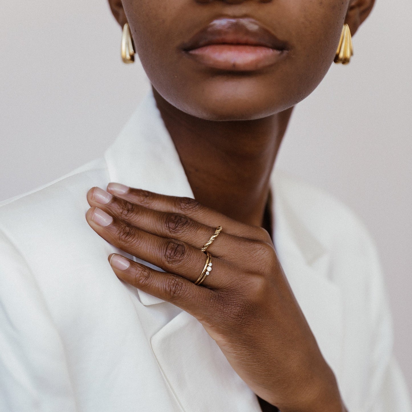 Violet Clear Ring  Hey Harper (4631499440241)