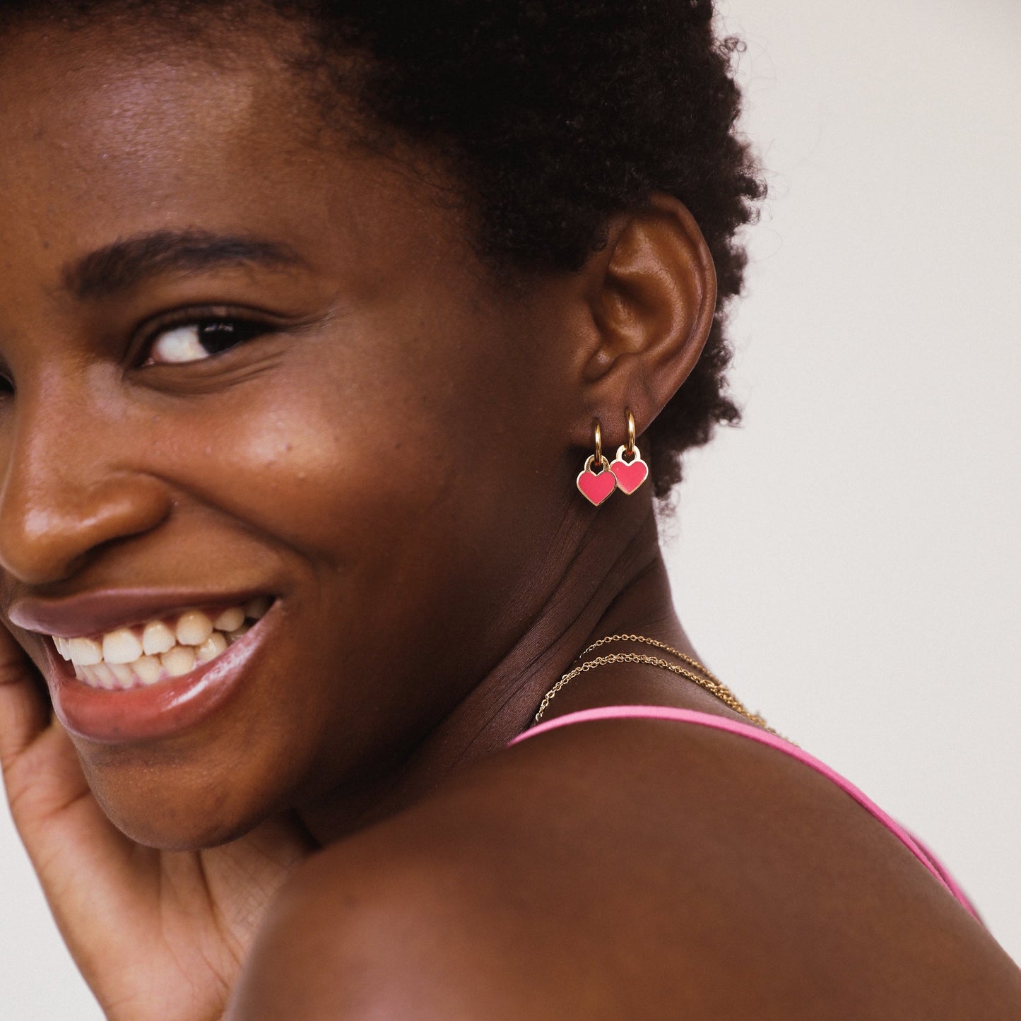 Iris Pink Earrings  Hey Harper (6595131408497)