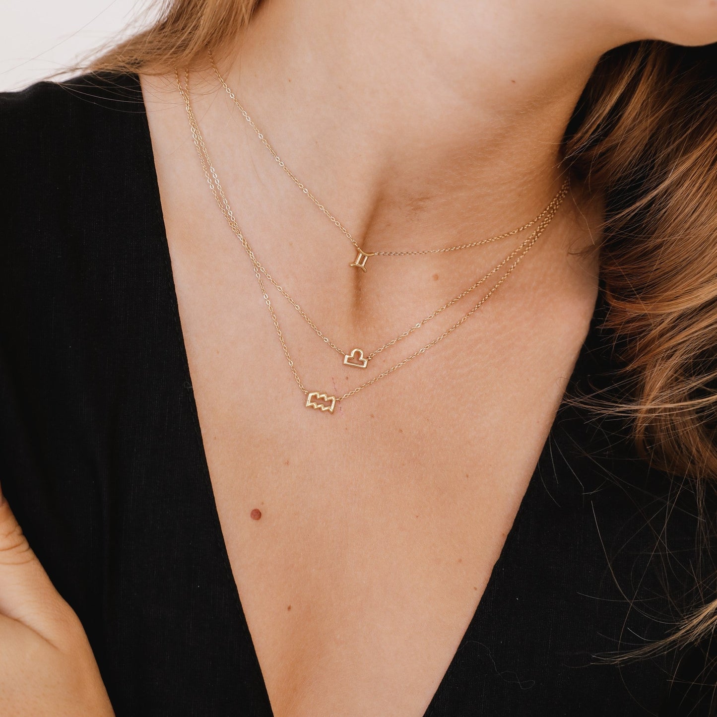 Libra Zodiac Necklace  Hey Harper (6644283703409)
