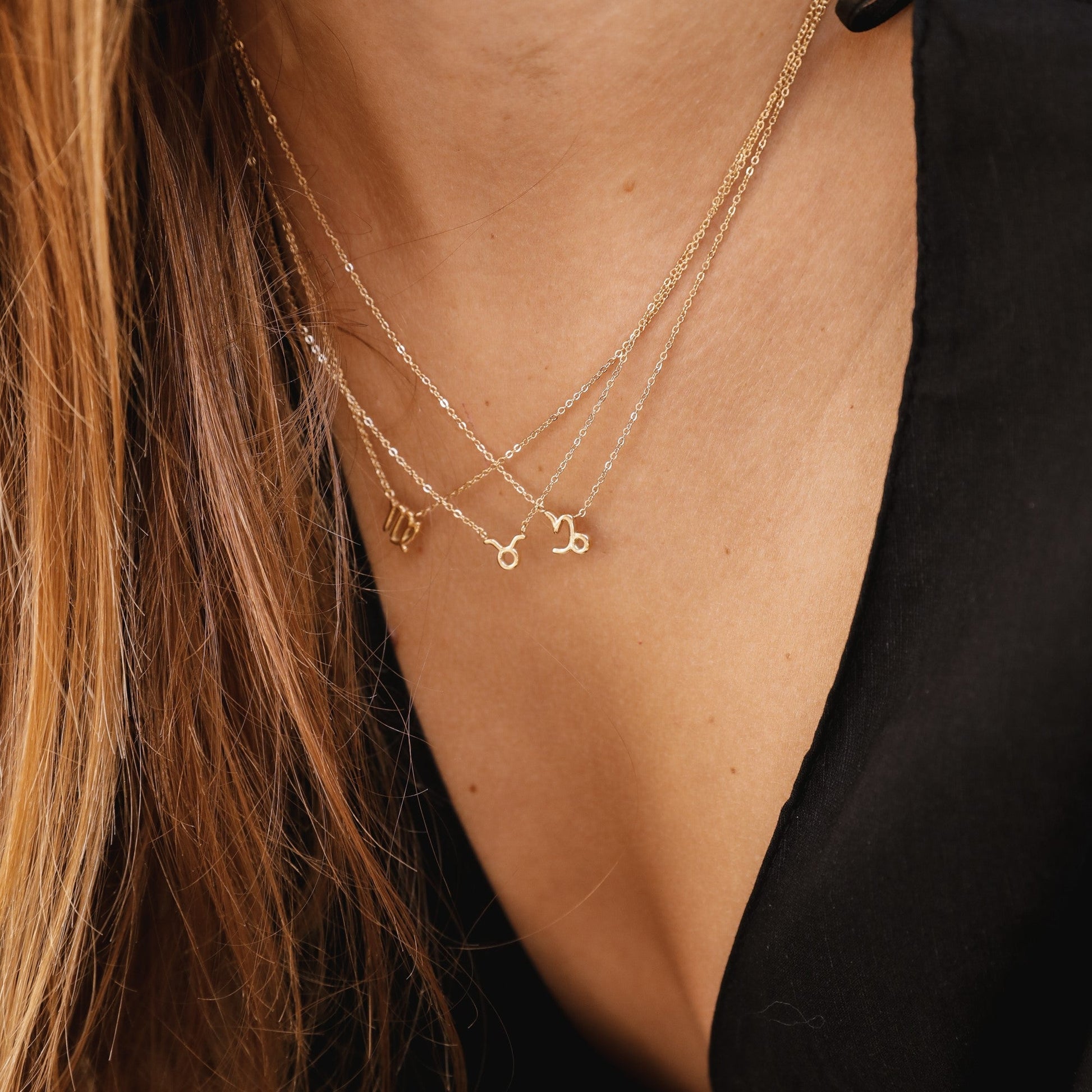 Virgo Zodiac Necklace  Hey Harper (6644865794161)