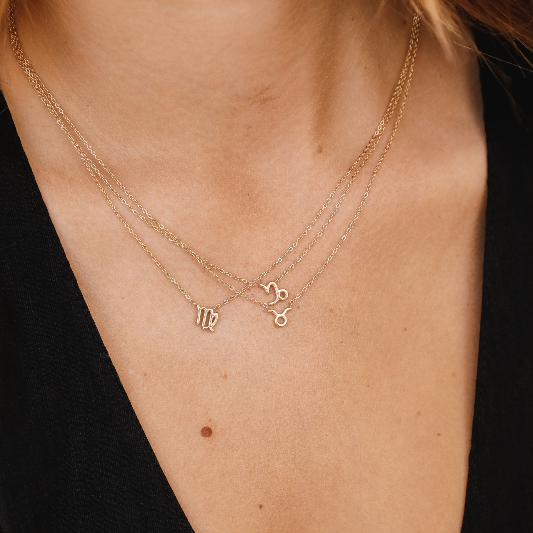 Capricorn Zodiac Necklace  Hey Harper (6644270104689)
