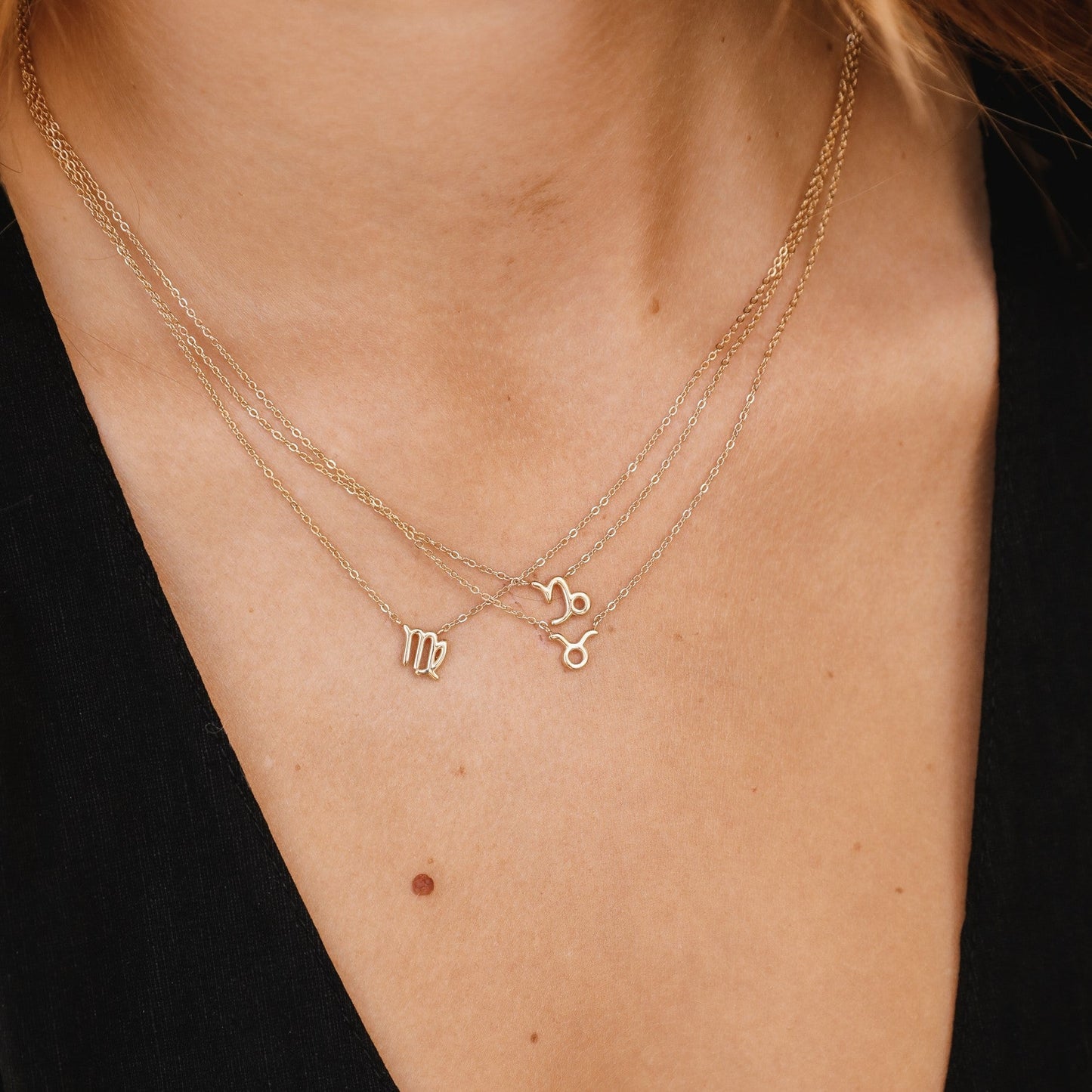 Virgo Zodiac Necklace  Hey Harper (6644865794161)