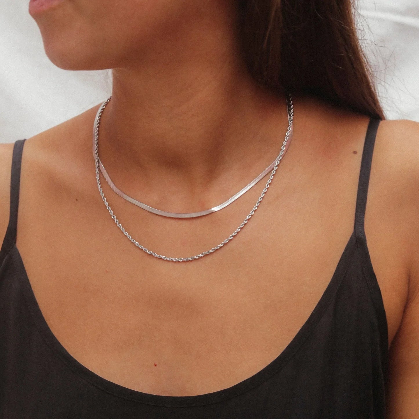 The Easy Silver Necklace (6577312170097)