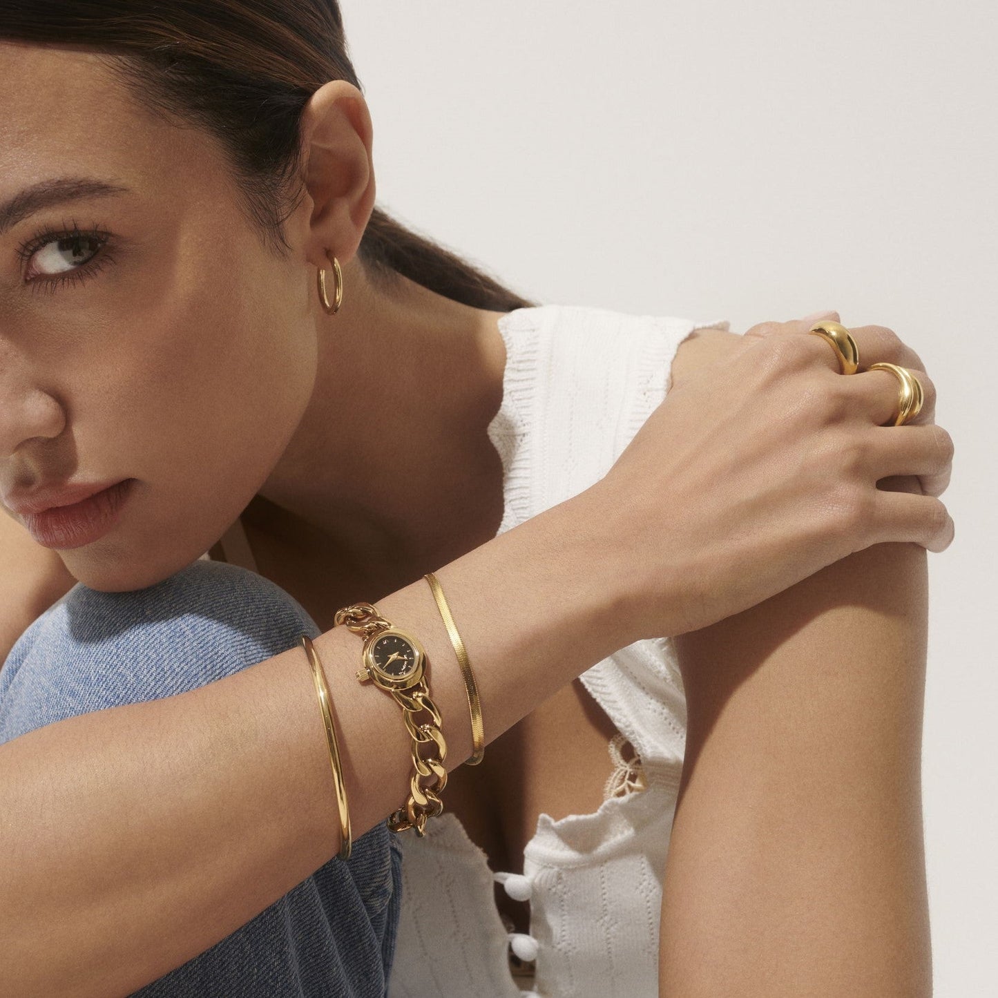 Nassau Gold Bracelet (4472194138225)