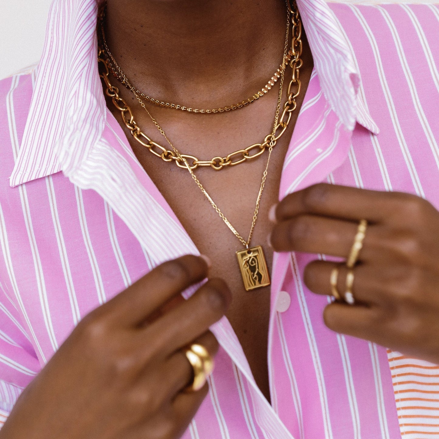 Monica Necklace  Hey Harper (6636433735793)