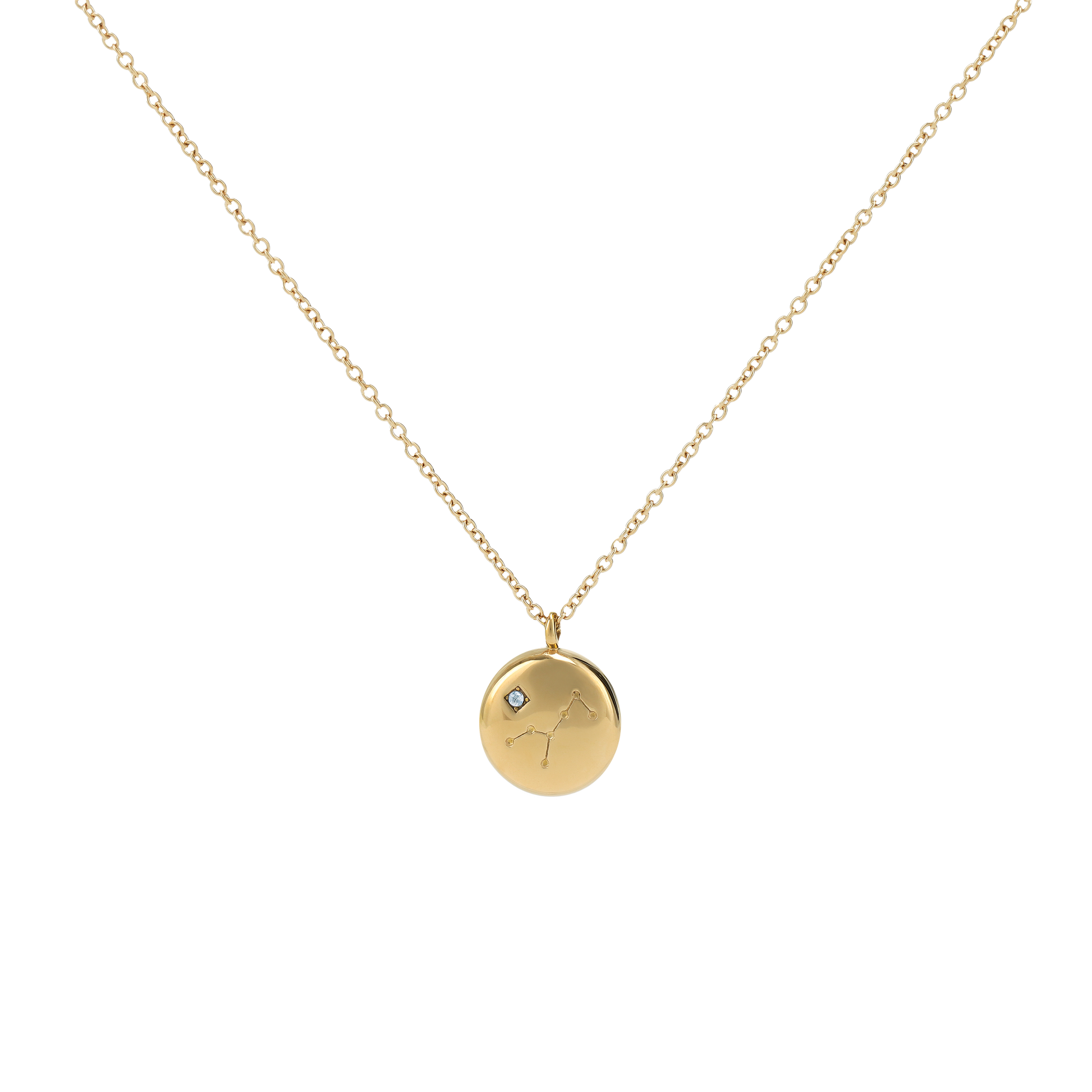 Virgo Constellation Necklace (6691899310193)